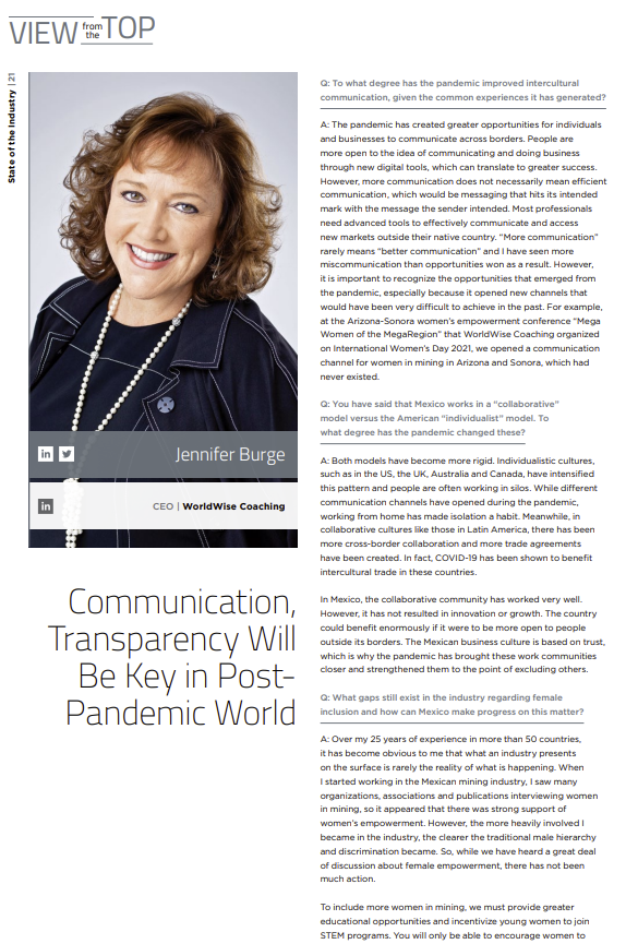 Communication, Transparency Will Be Key in Post- Pandemic World