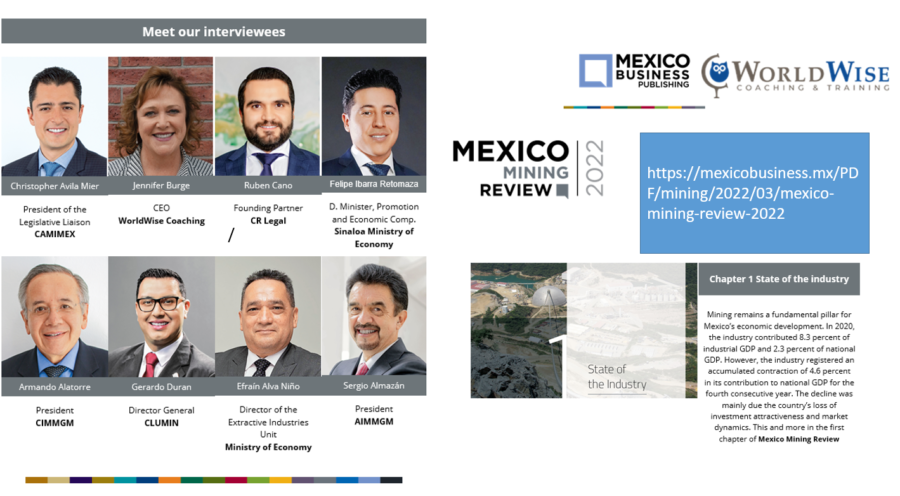 J Burge WorldWise Coach CEO Mexico Mining Review 2022
